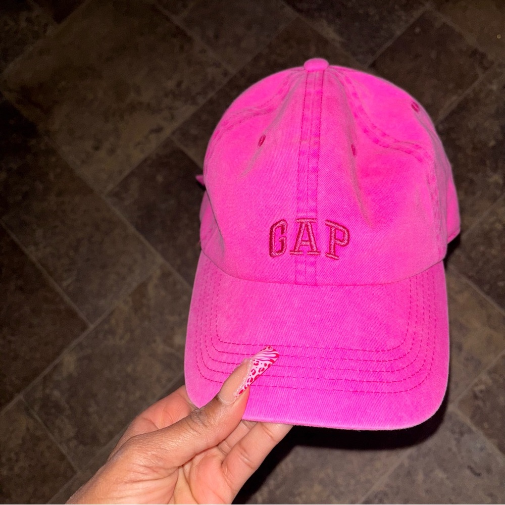 NWOT GAP Pink Denim Cap